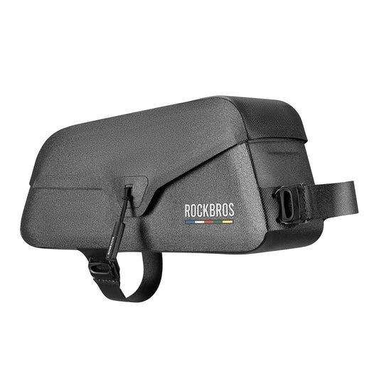0.9L Magnetic Suction Bicycle Waterproof Nylon Pipe Tube Bag Black-0